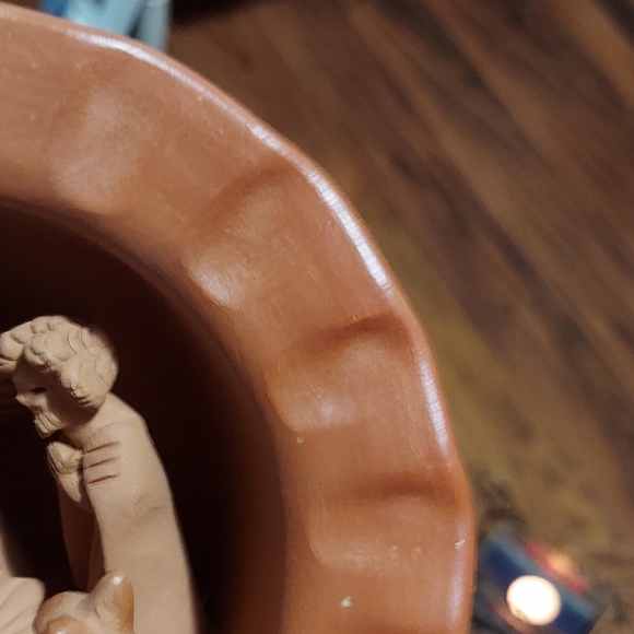 Vintage clay Christmas Nativity scene - Picture 10 of 10